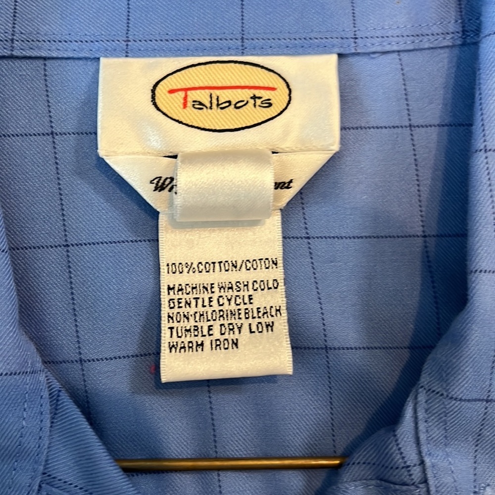 Talbots Button Down Blouse - Picture 4 of 4